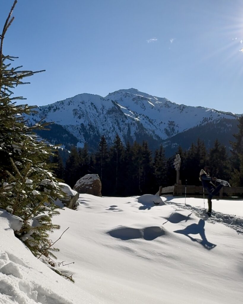 Ausrüstung - Foto auf den die Gründerin, Daniela Hochmuth zu sehen ist
